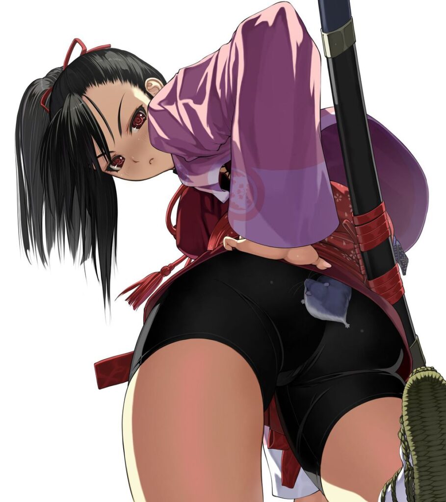 Hないたずらをしたくなる黒髪のエロ画像