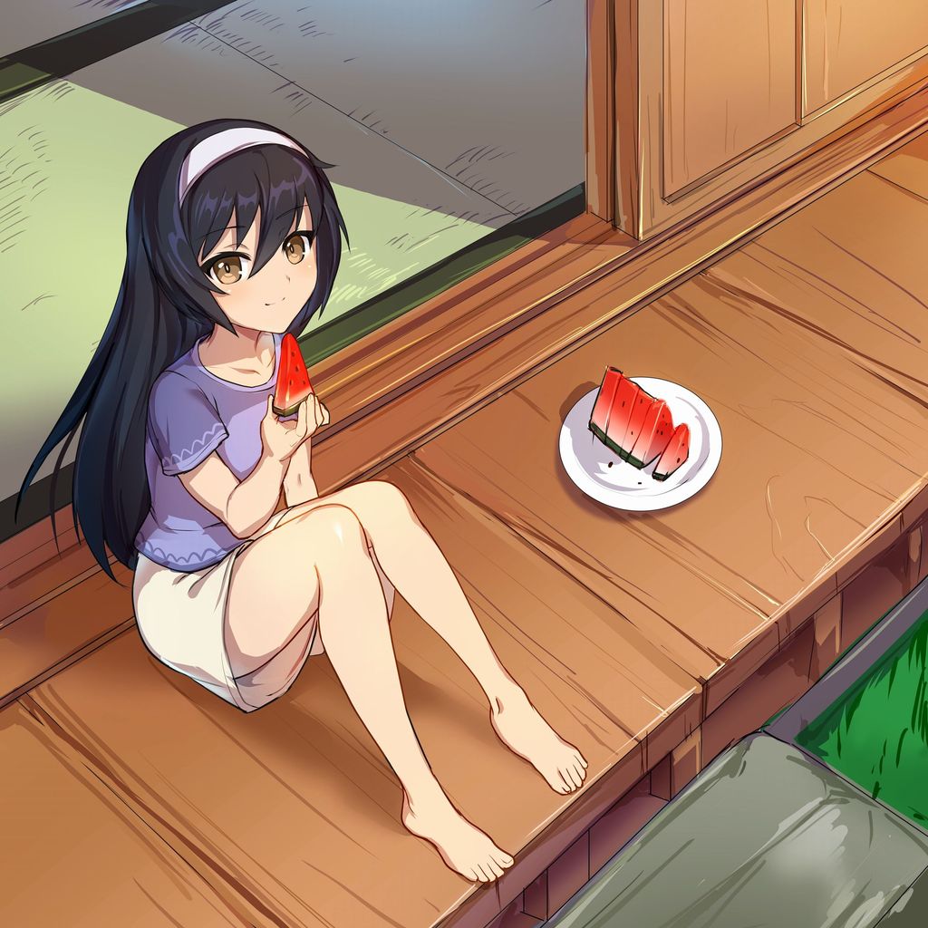 Hないたずらをしたくなる黒髪のエロ画像
