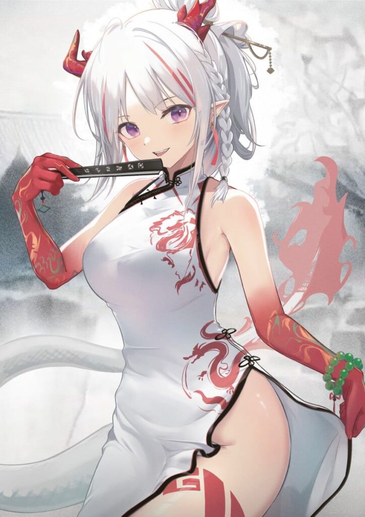 チャイナドレスのエッチな魅力が分かるエロ画像
