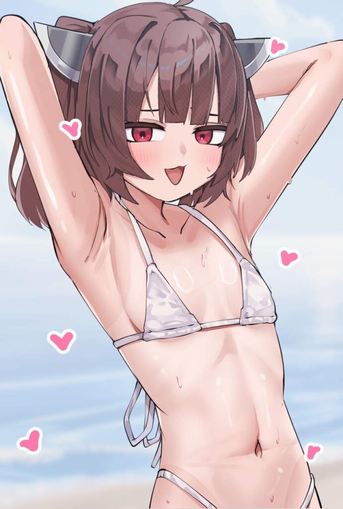 水着の二次エロ画像で！