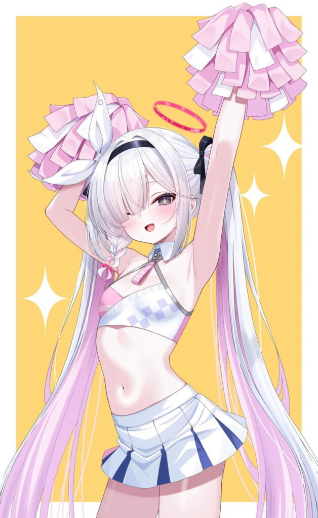 ブルーアーカイブの二次元エロ画像。