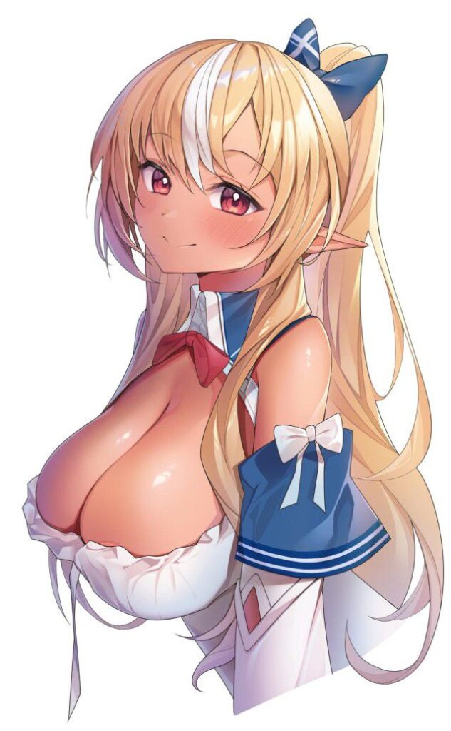 エルフのエッチな部分を奥の奥まで堪能できるエロ画像