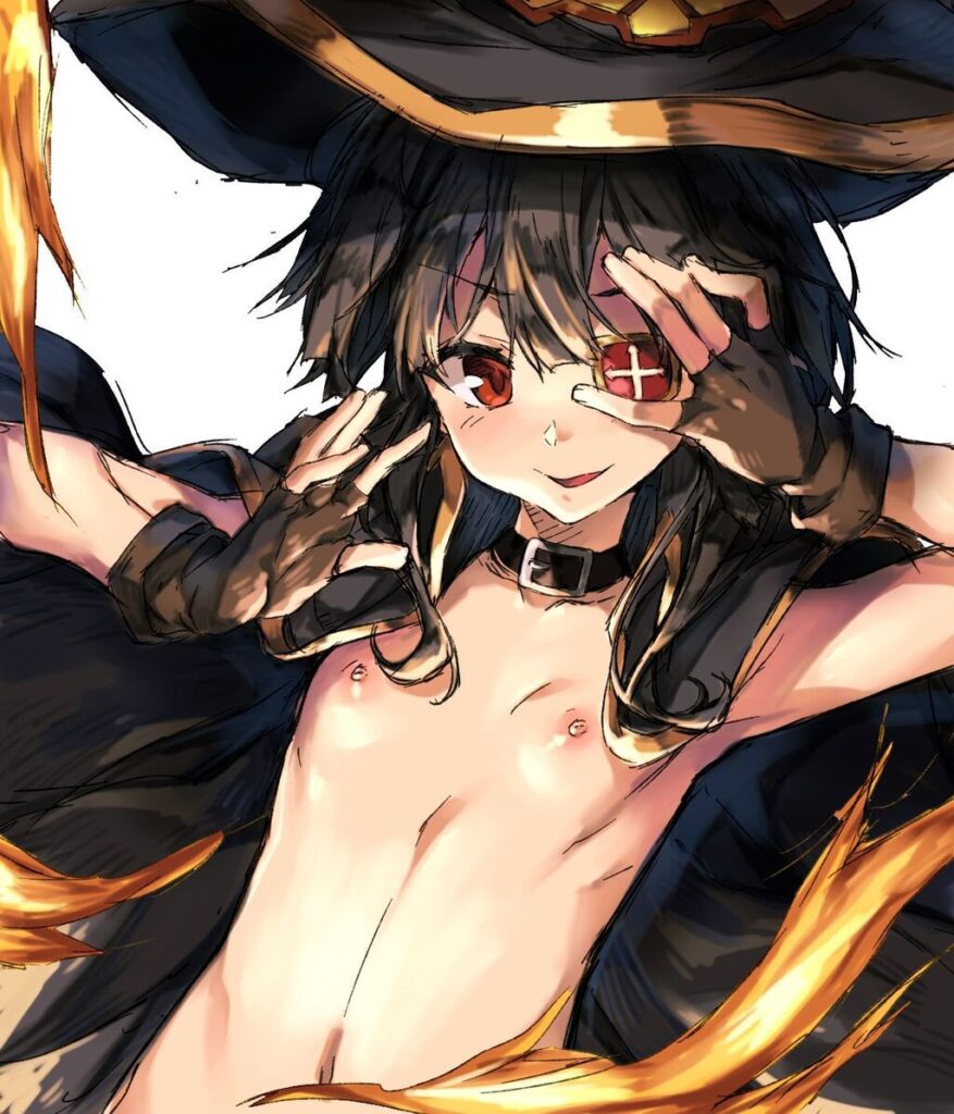 貧乳の可愛い二次元画像。
