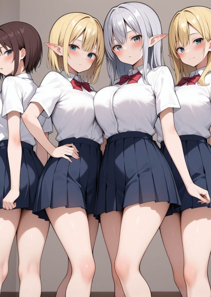 エルフのエッチな部分を奥の奥まで堪能できるエロ画像