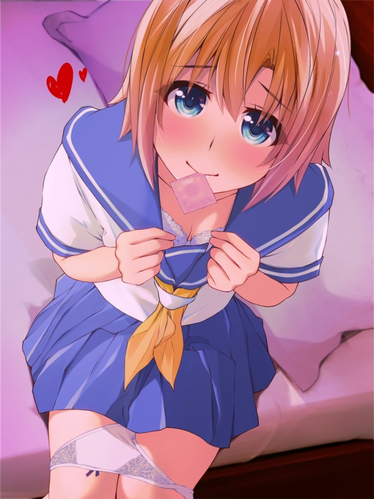クッソ可愛いセーラー服系美少女で妄想!ハメ撮り中出し!