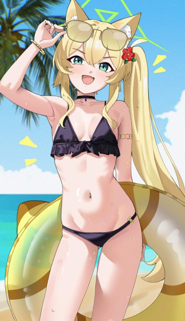 クッソ可愛いブルーアーカイブ系美少女で妄想！ハメ撮り中出し！