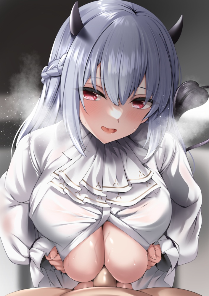 パイズリの二次エロ画像