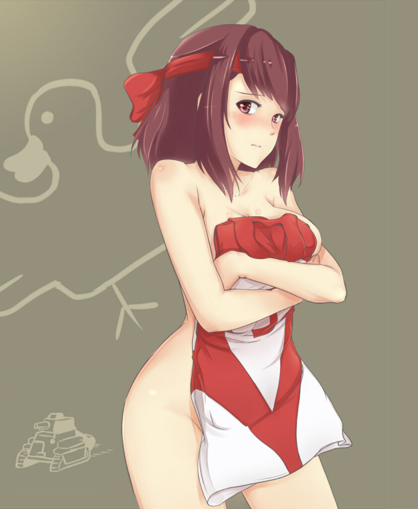 脱ぎかけの二次エロ画像