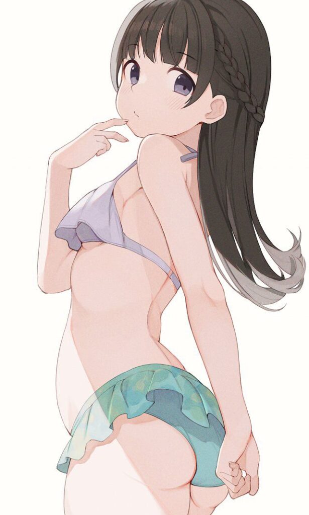 貧乳の萌えイラスト