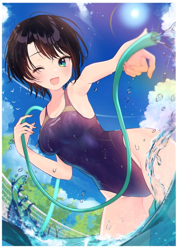 競泳水着のエロ画像集めてみたよ!