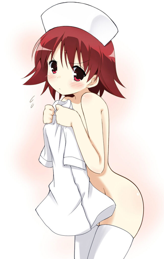 脱ぎかけの二次エロ画像