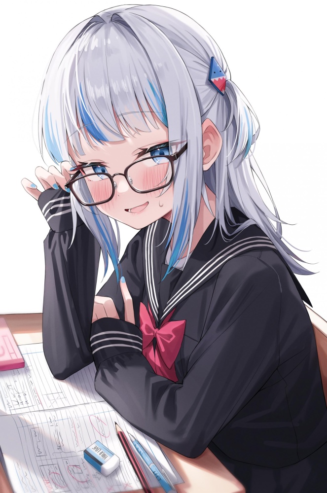 【二次】眼鏡のメチャシコで可愛い女の子のエッチな画像