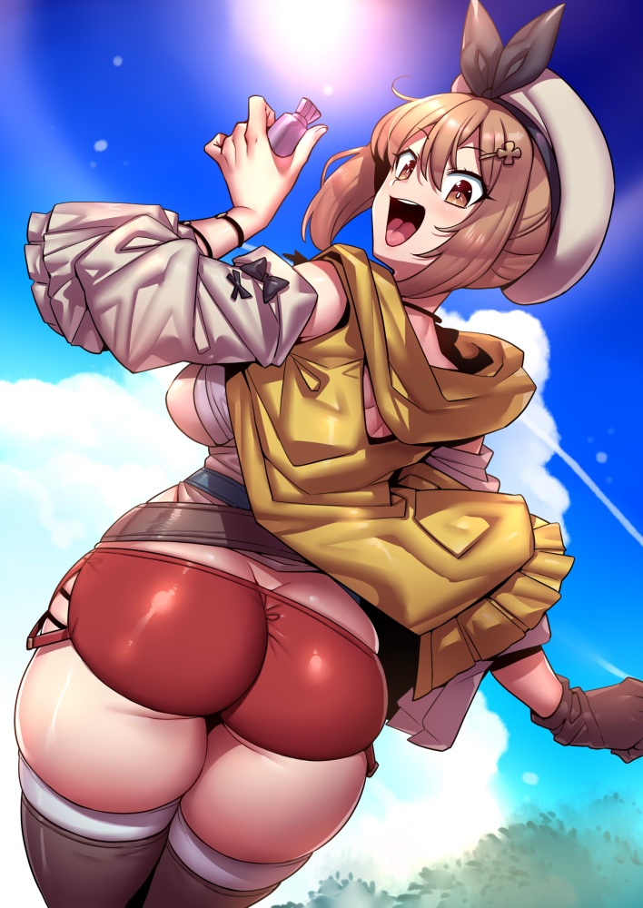 尻のエッチな部分を奥の奥まで堪能できるエロ画像
