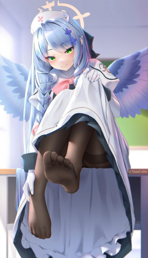 足フェチの二次エロ画像を愛でる。