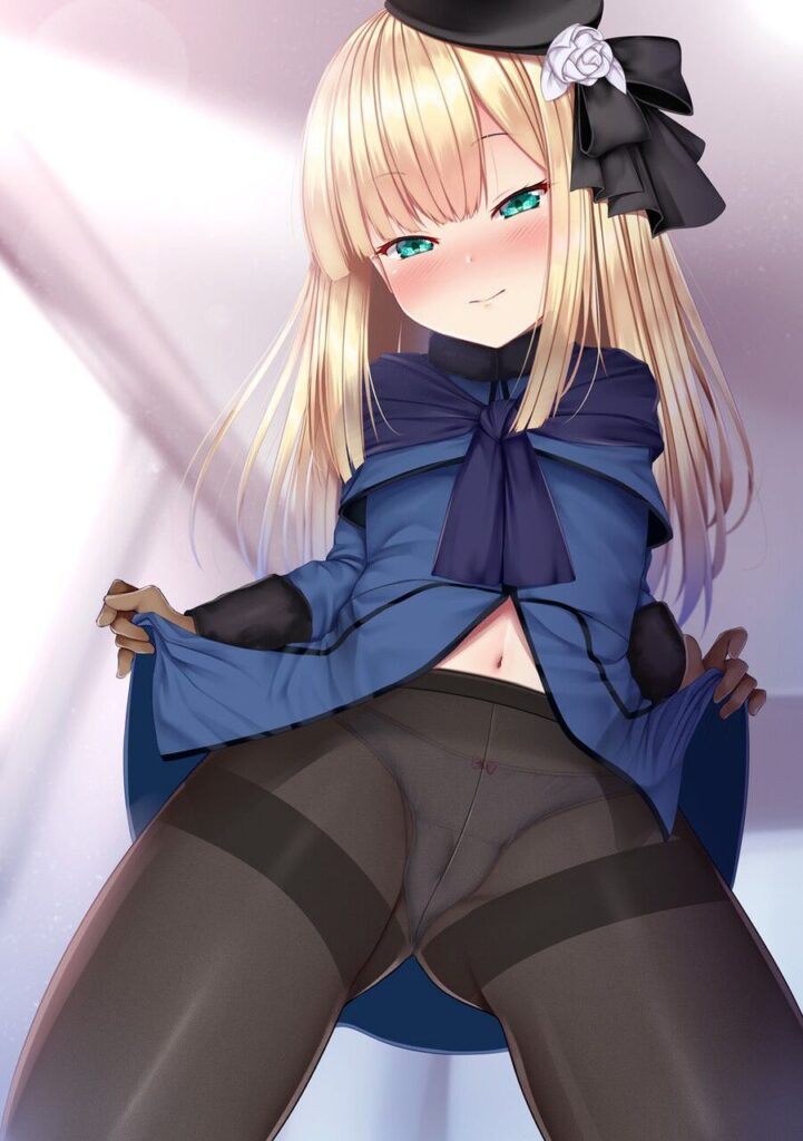 金髪の背徳感あふれるエロ画像