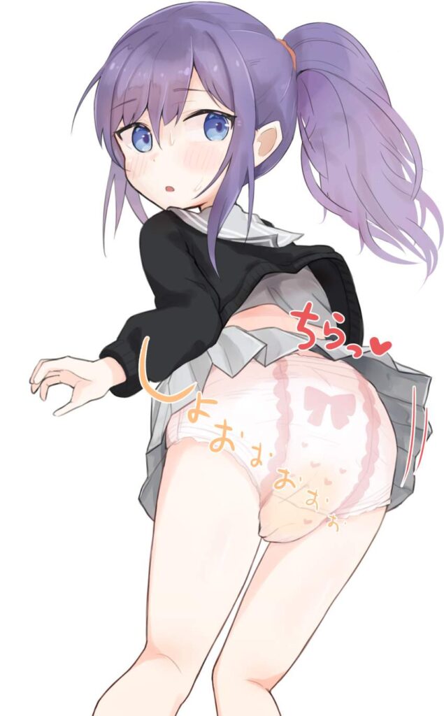 おしっこの可愛い二次元画像。