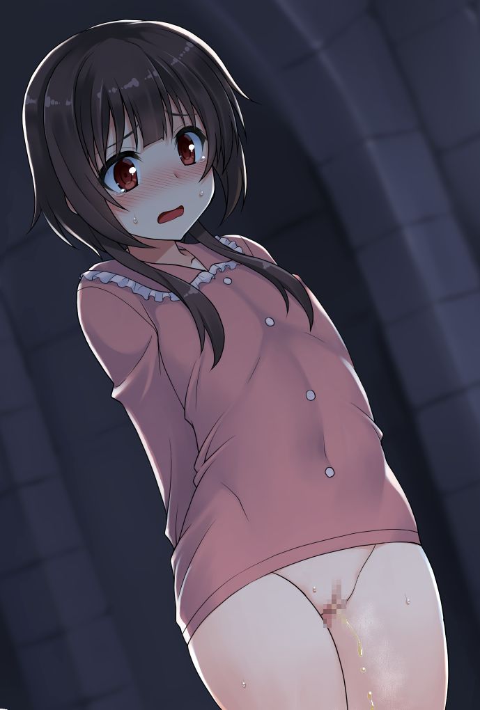 おしっこの可愛い二次元画像。