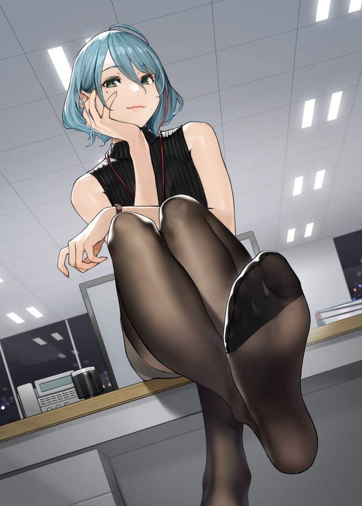 足フェチの二次エロ画像を愛でる。
