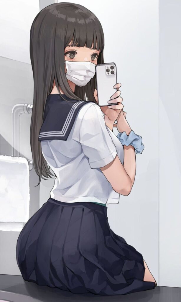 黒髪のよさを再確認できるエロ画像