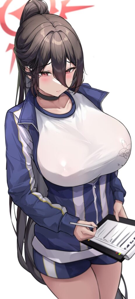 ブルーアーカイブの可愛い二次元画像。