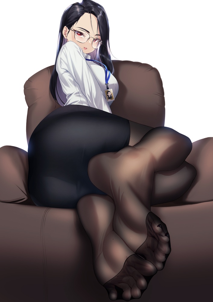 足フェチの二次エロ画像を愛でる。