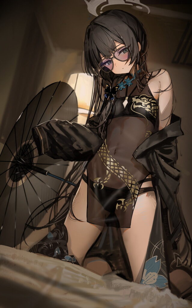 ブルーアーカイブの可愛い二次元画像。