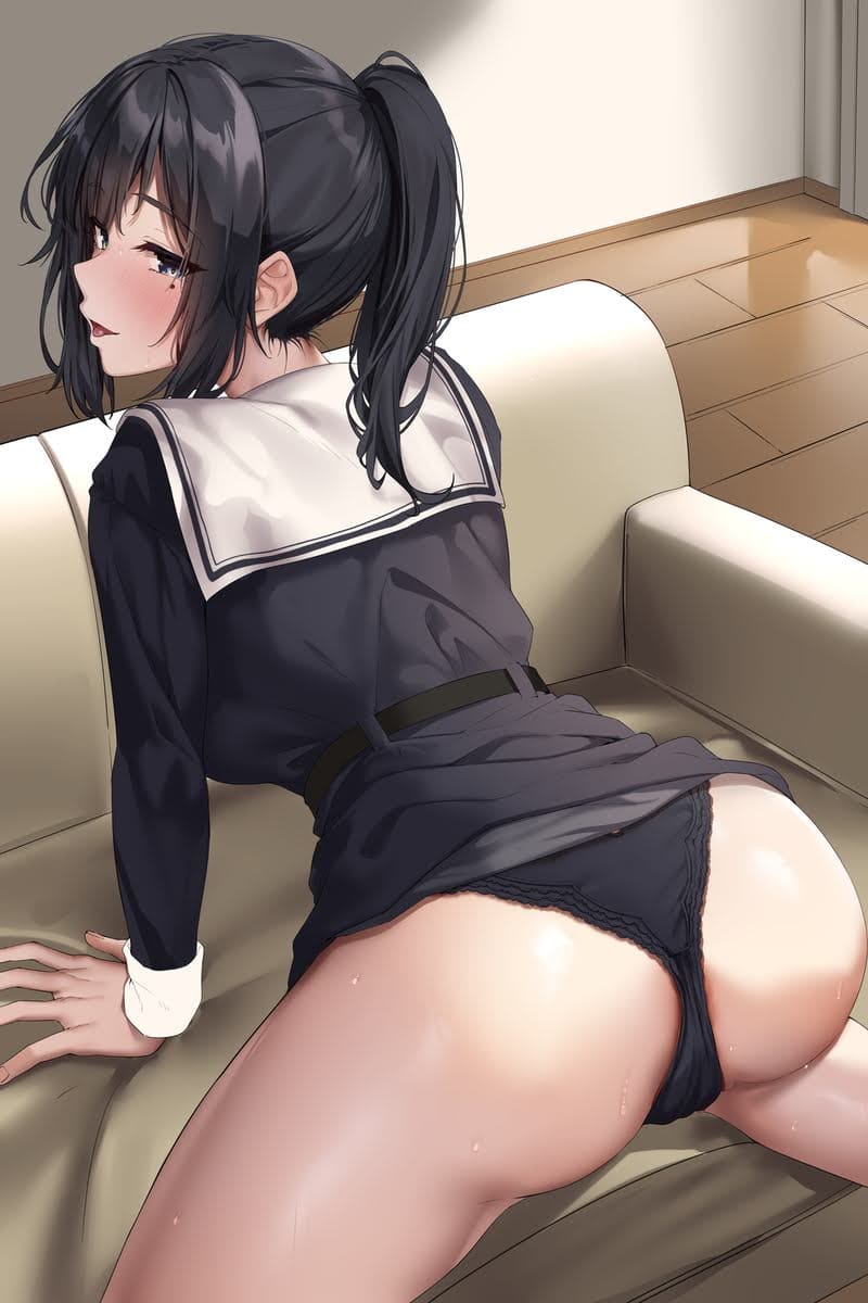 お尻の背徳感あふれるエロ画像