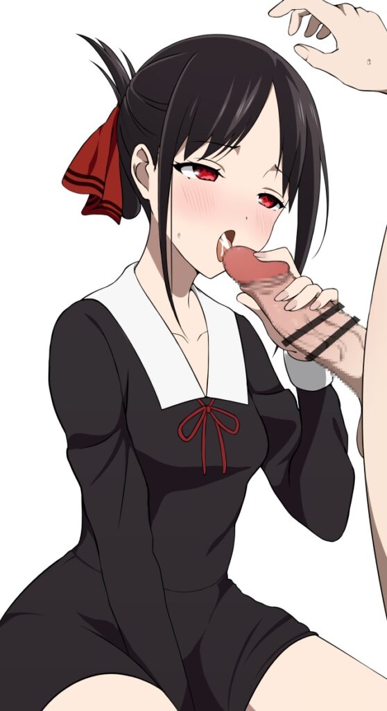 口内射精の二次エロ画像