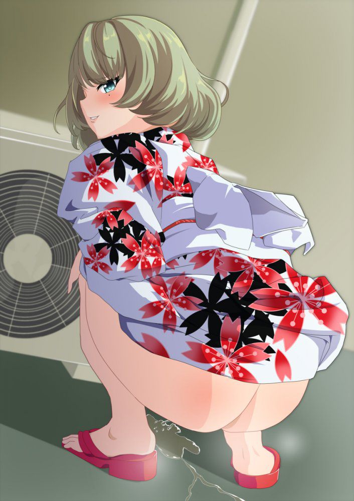 おしっこの虹エロ画像