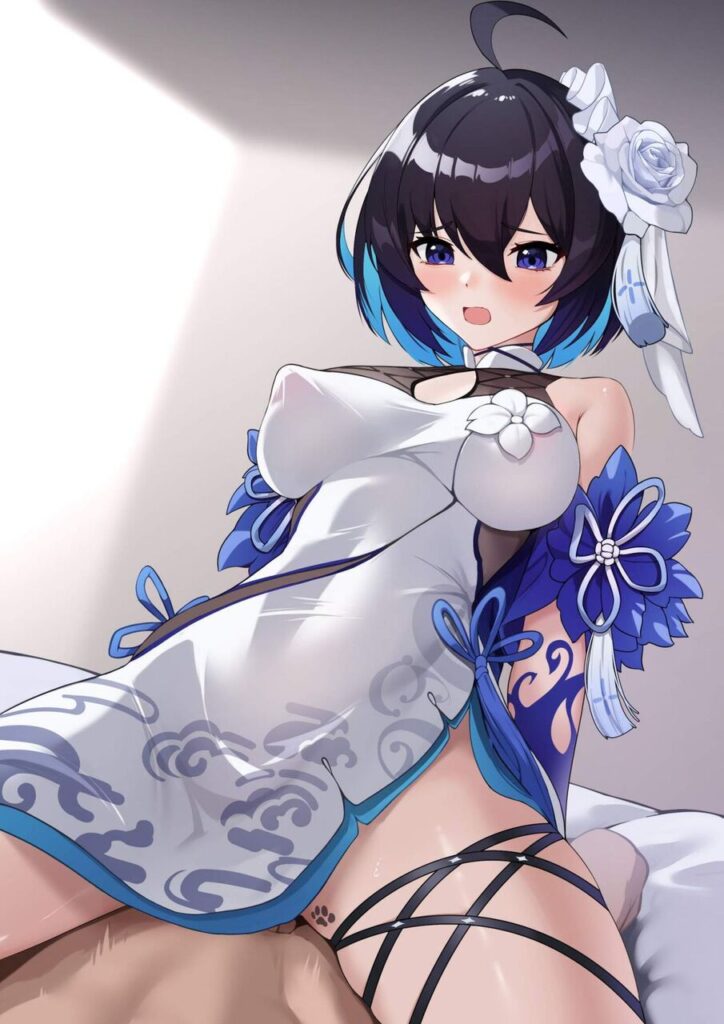 【二次】騎乗位のメチャシコで可愛い女の子のエッチな画像
