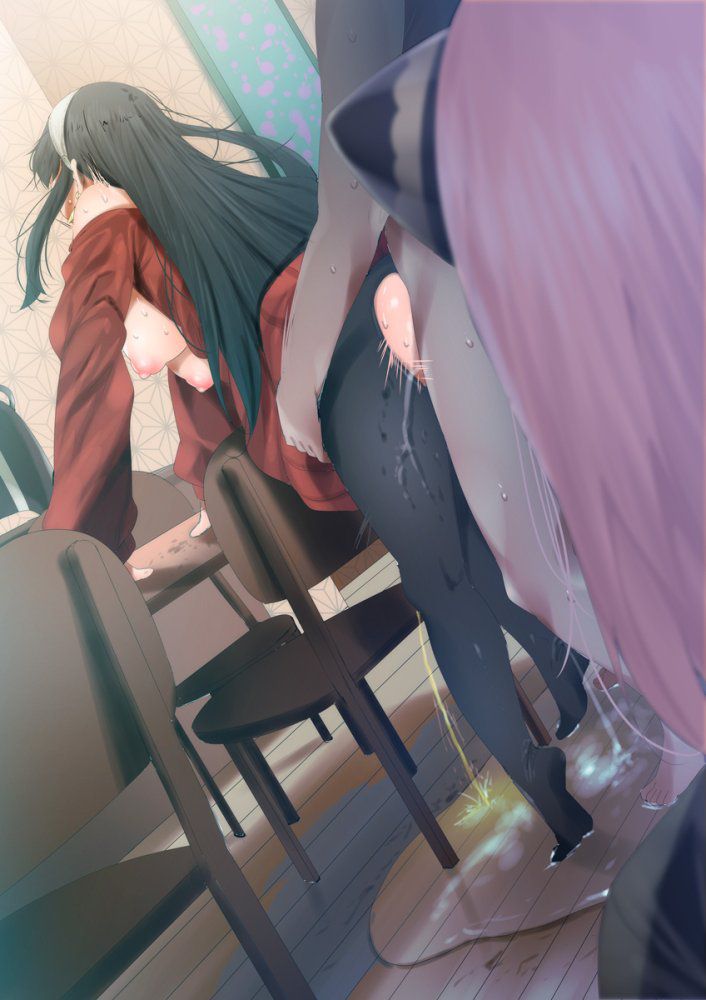 おしっこの虹エロ画像
