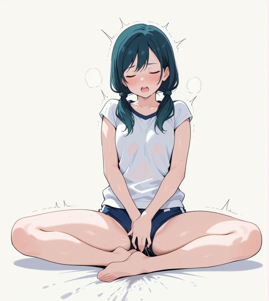 おしっこの虹エロ画像