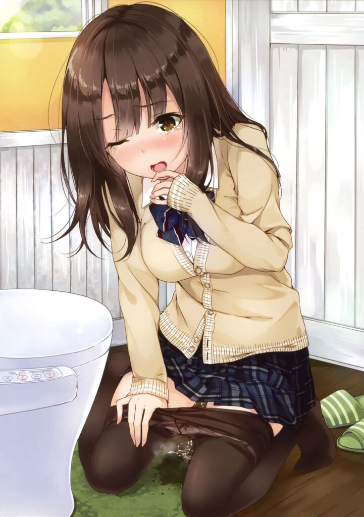 おしっこの虹エロ画像