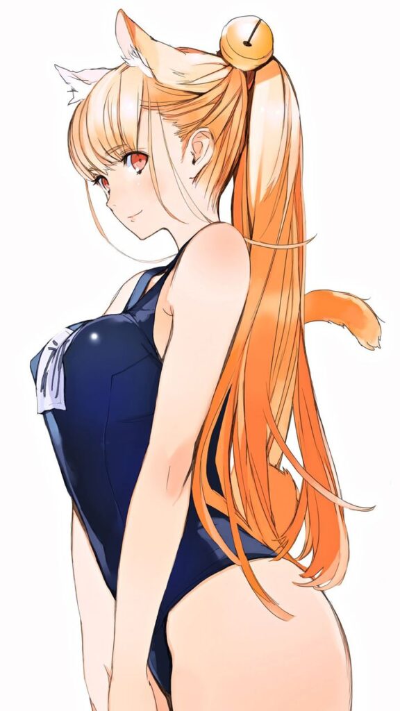 スク水の虹エロ画像