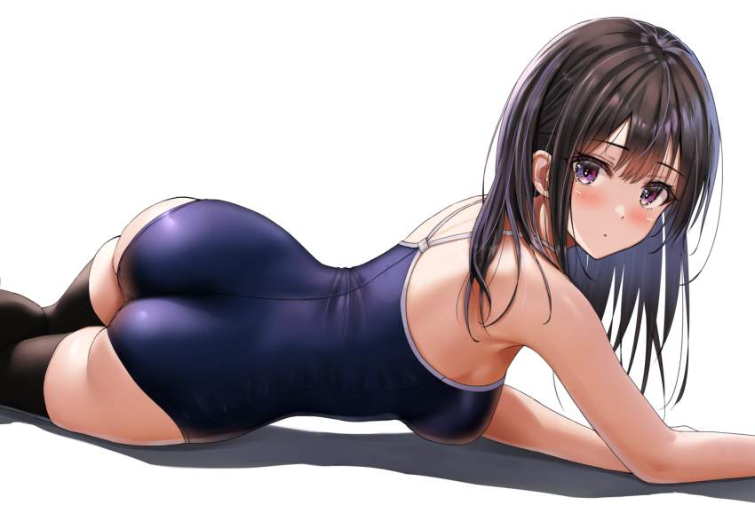 スク水の虹エロ画像