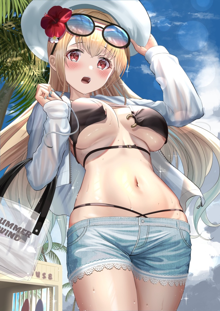 ビキニの背徳感あふれるエロ画像