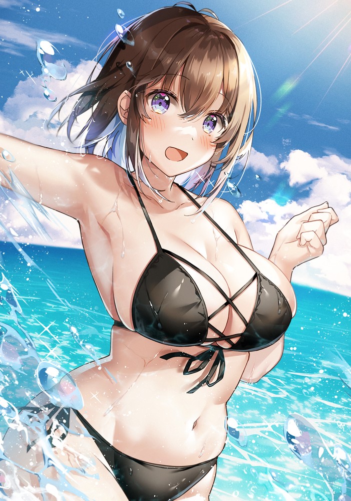 ビキニの背徳感あふれるエロ画像