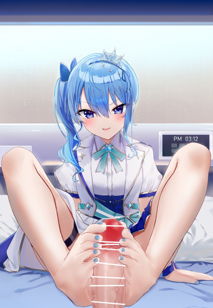 足コキのエロ画像 18
