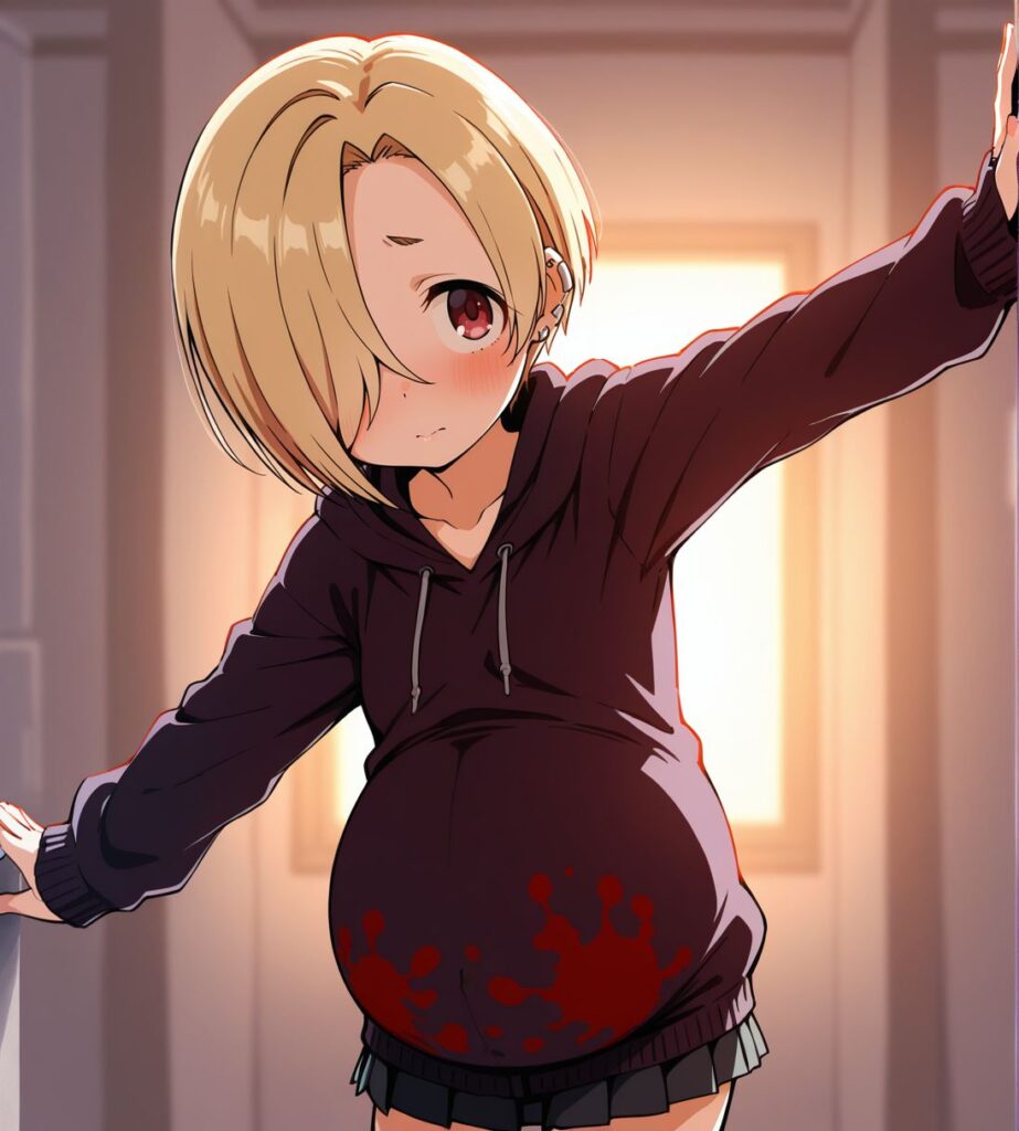 ボテ腹のエロ画像 11