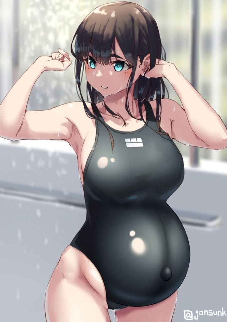 ボテ腹のエロ画像 1
