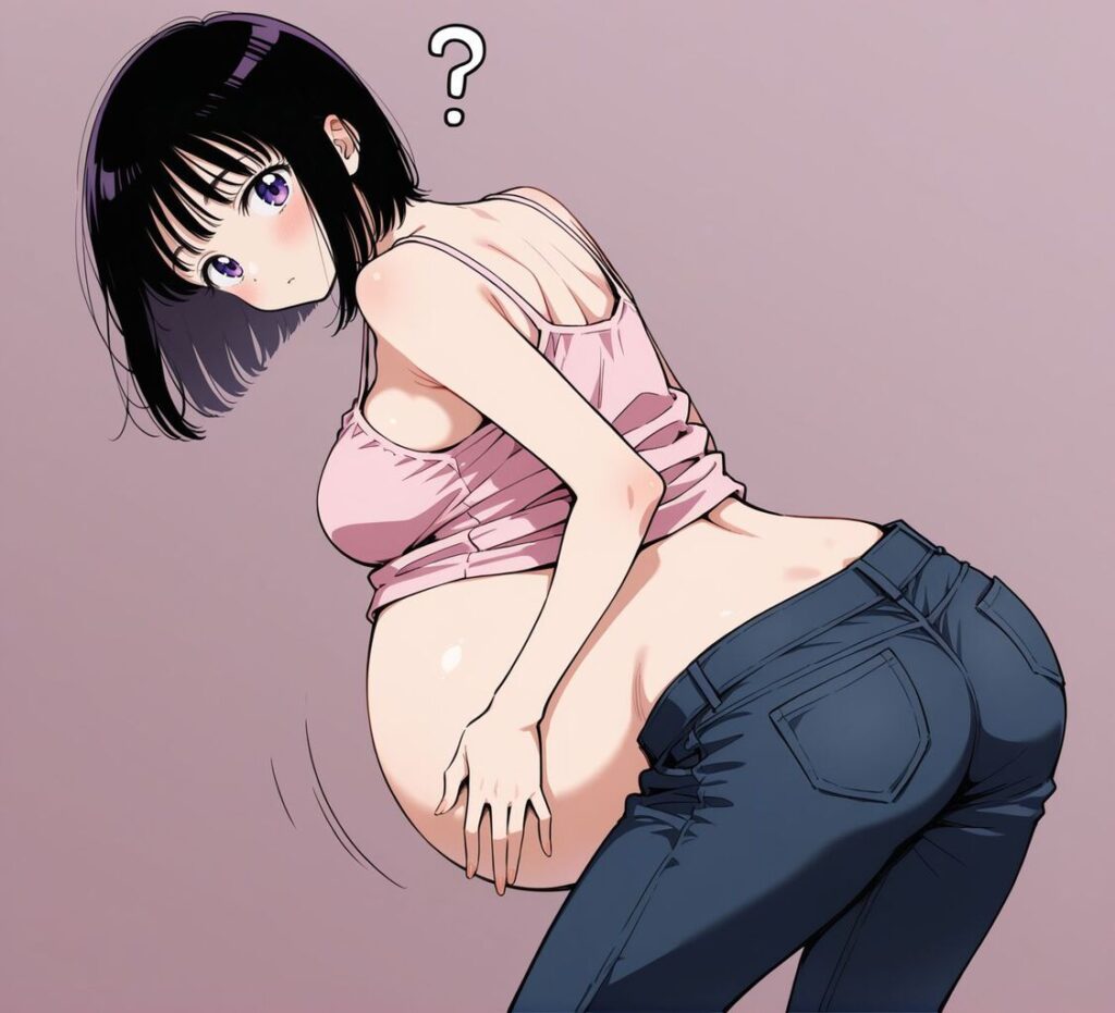 ボテ腹のエロ画像 6