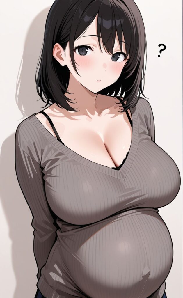 ボテ腹のエロ画像 11