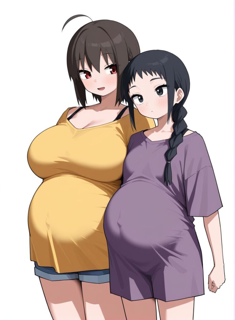 ボテ腹のエロ画像 11