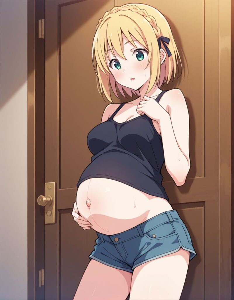 ボテ腹のエロ画像 8