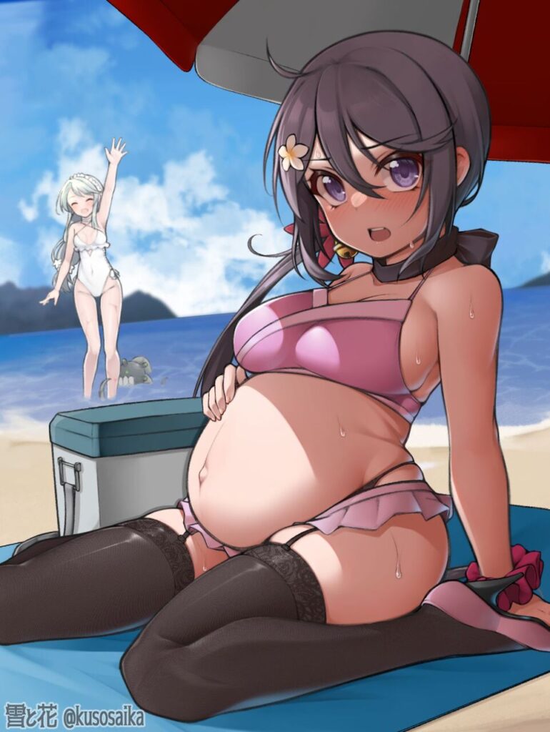 ボテ腹のエロ画像 10