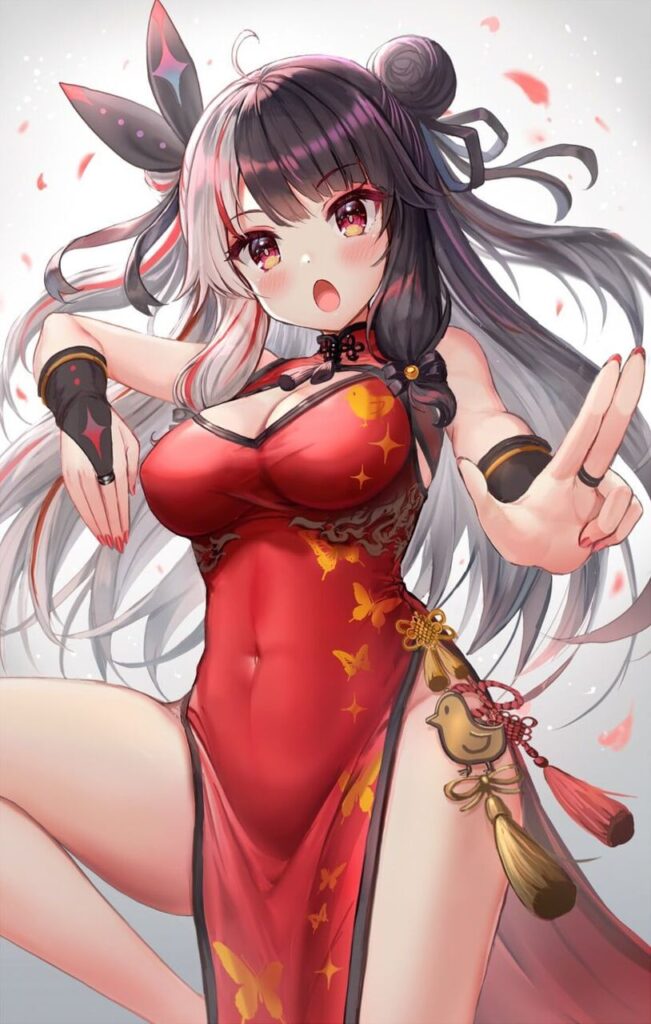 チャイナドレスのエロ画像 1