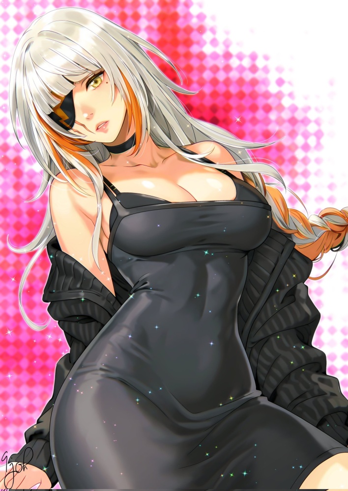 銀髪のエロ画像 17
