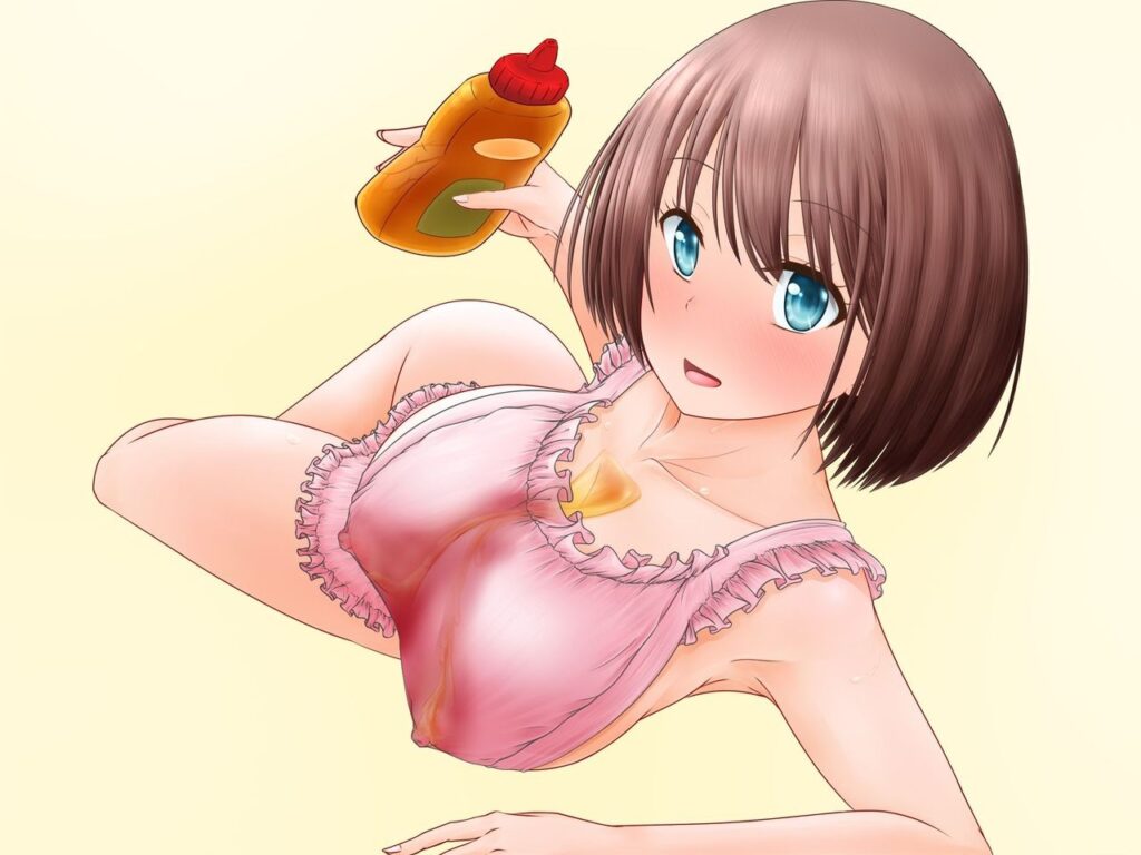 裸エプロンのエロ画像 13