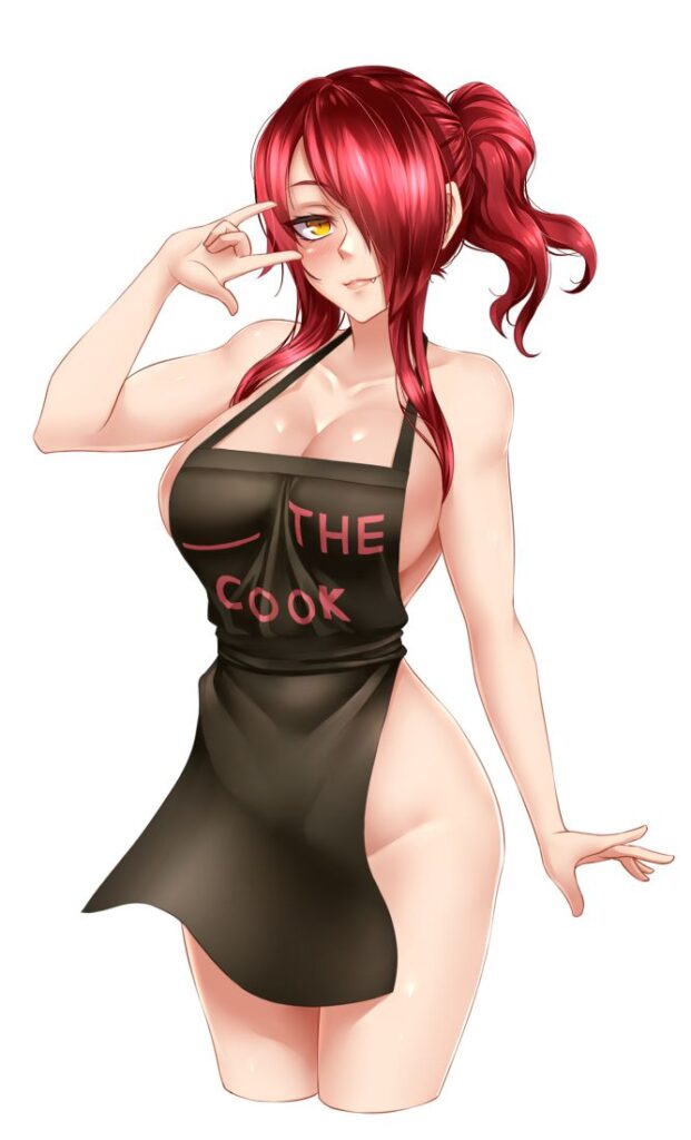 裸エプロンのエロ画像 10