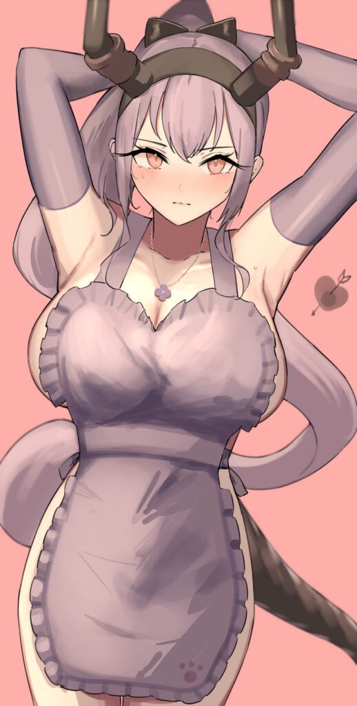裸エプロンのエロ画像 16